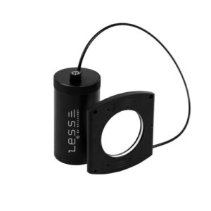 Lampe annulaire à faible angle pour microscope, appelée VisiDark, fabriquée par L.E.S.S. SA (LESS SA).